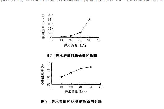 納濾膜，廢水滲透液，COD，去除效果